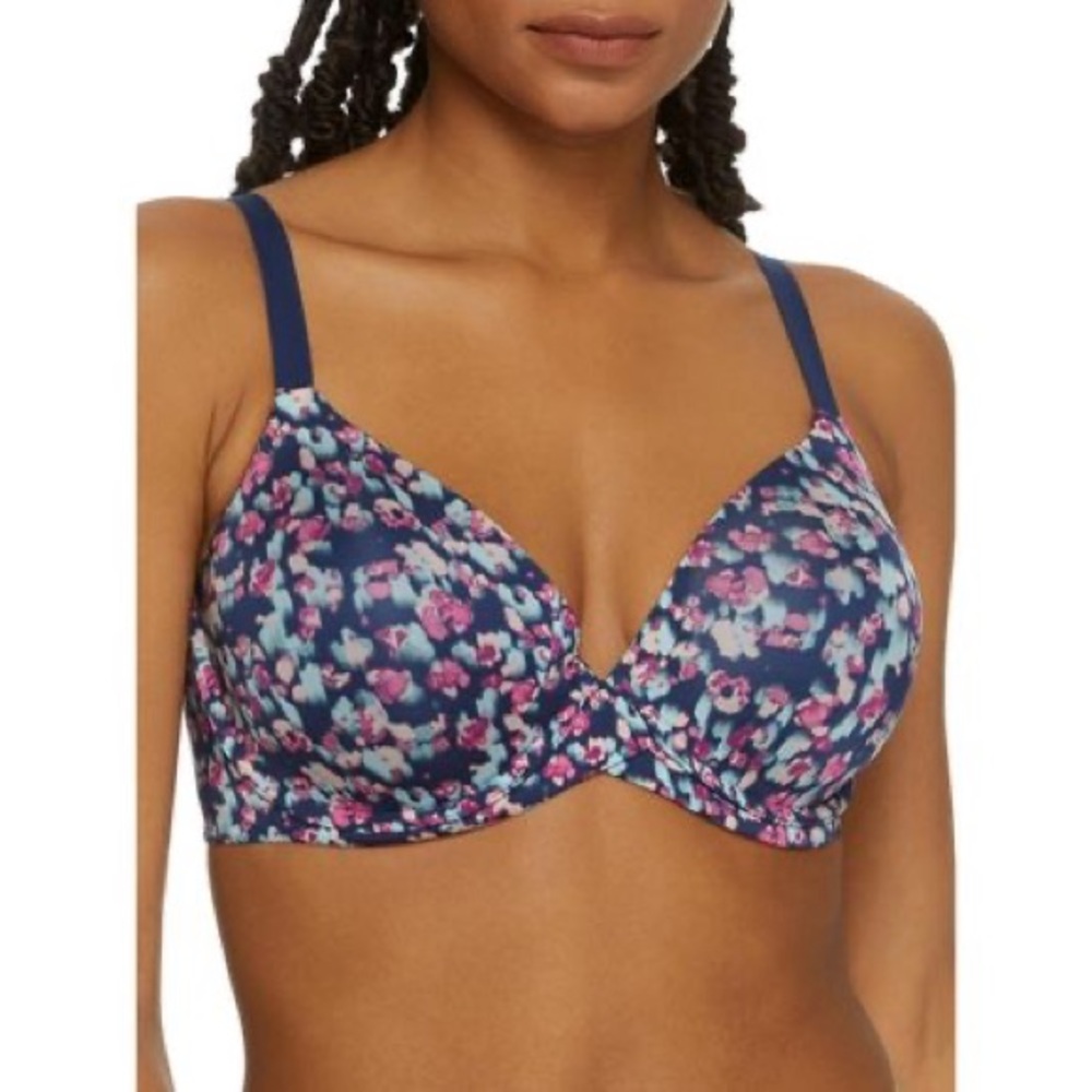 SALE NWT Fabulous Fit T-Shirt Bra in Navy Leopard - Picture 2 of 11